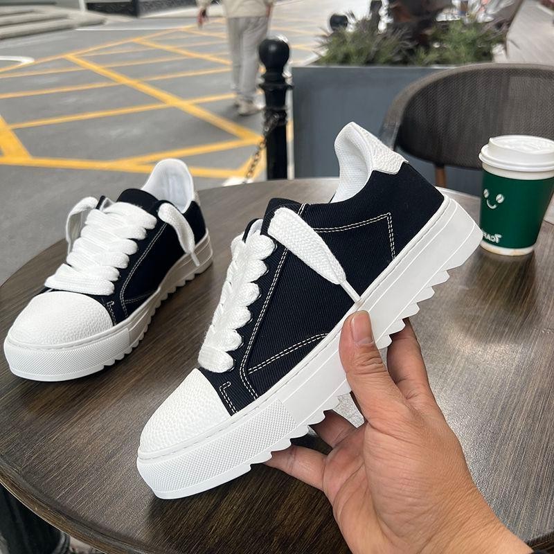 Men'S Shoes To Increase Height - Zapatillas de lona versátiles de moda