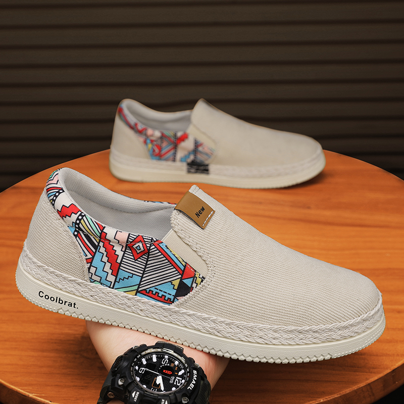 Men Shoes Designer - Zapatos casuales portátiles para hombre, ultraligeros,