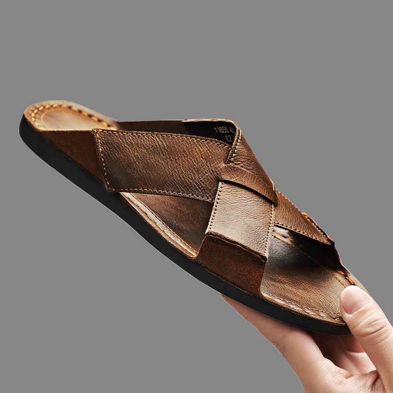 Men Shoes Marks - Zapatillas de hombre de cuero genuino