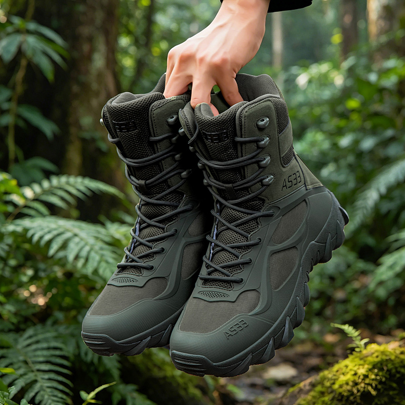 Men'S Shoes Zipper - Botas tácticas para hombre, botas informales