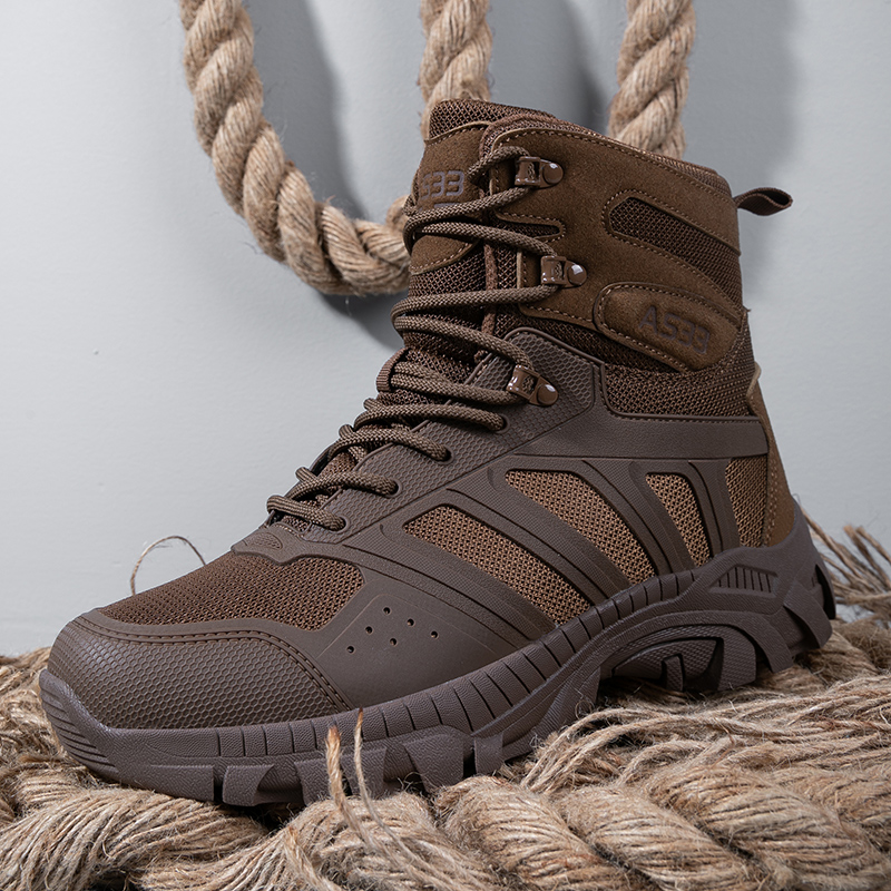 Men'S Shoes Zipper - Botas tácticas con cordones para hombre,