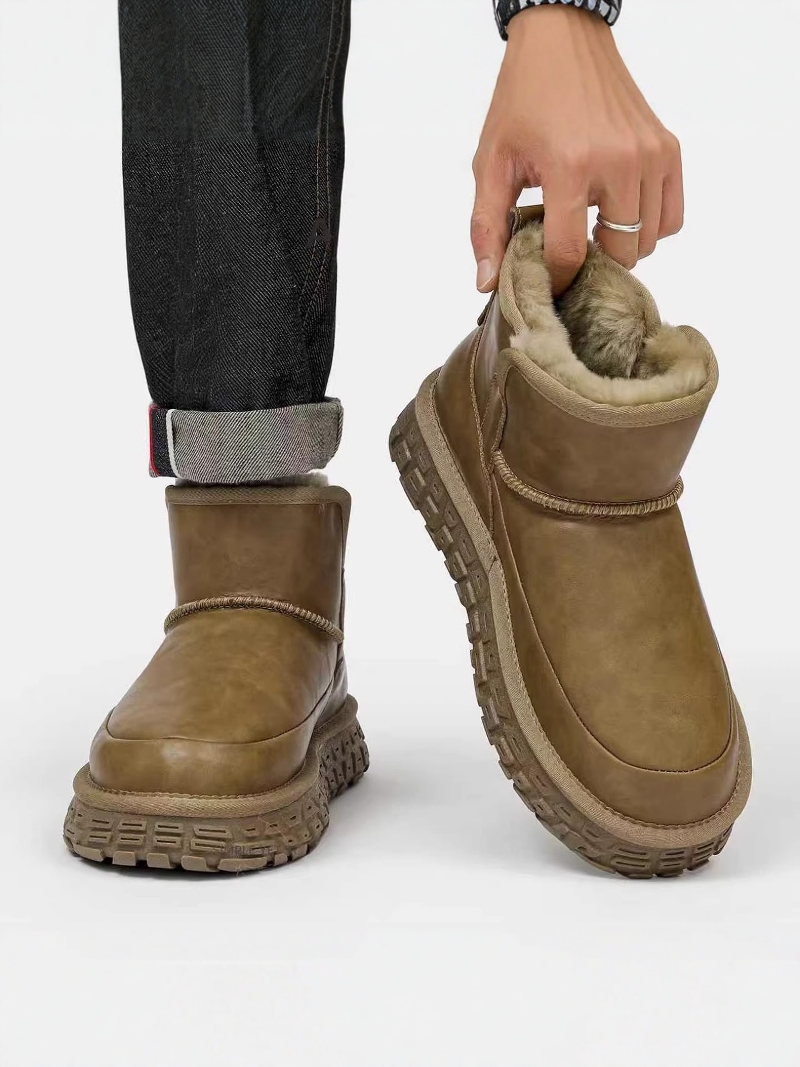 Men Shoes China - Botas de nieve estilo pan para