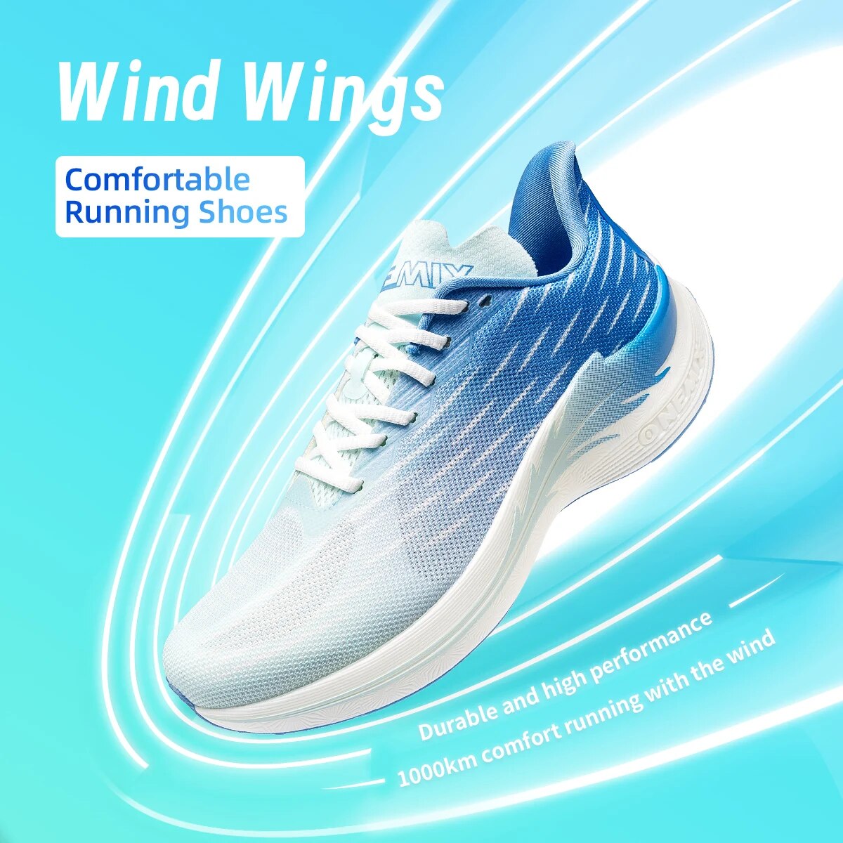Men'S Shoes Half Cut - Onemix-Zapatillas deportivas transpirables para hombre y