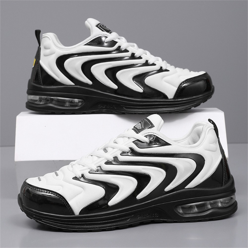 Men'S Shoes Black And White - Zapatillas Deportivas Air Max para Hombre,