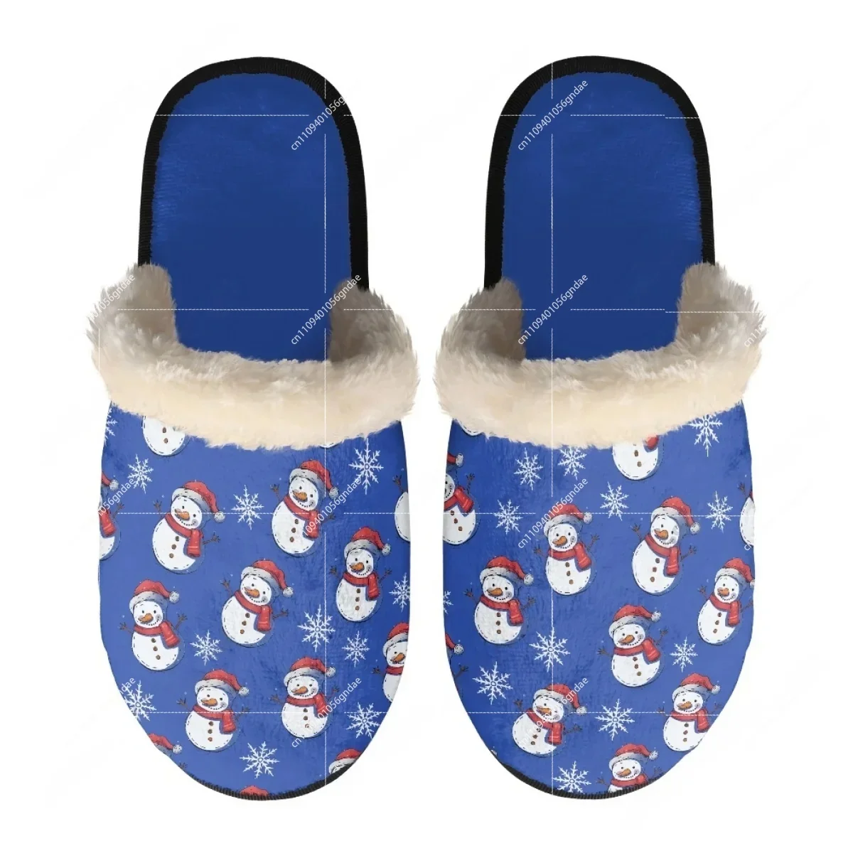 Men Shoes Designer - Pantuflas con Diseño Navideño para Hombre