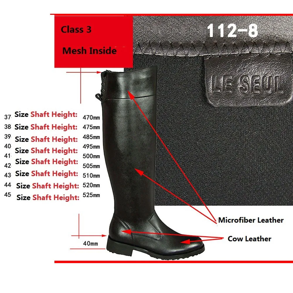 Men'S Shoes Zipper - Botas de montar a caballo de