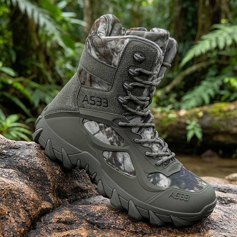 Men'S Shoes Zipper - Botas tácticas para hombre, botas militares