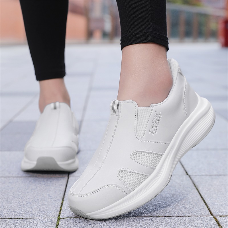 Men'S Shoes Black And White - Zapatos de Trabajo para Enfermeras, Hombres