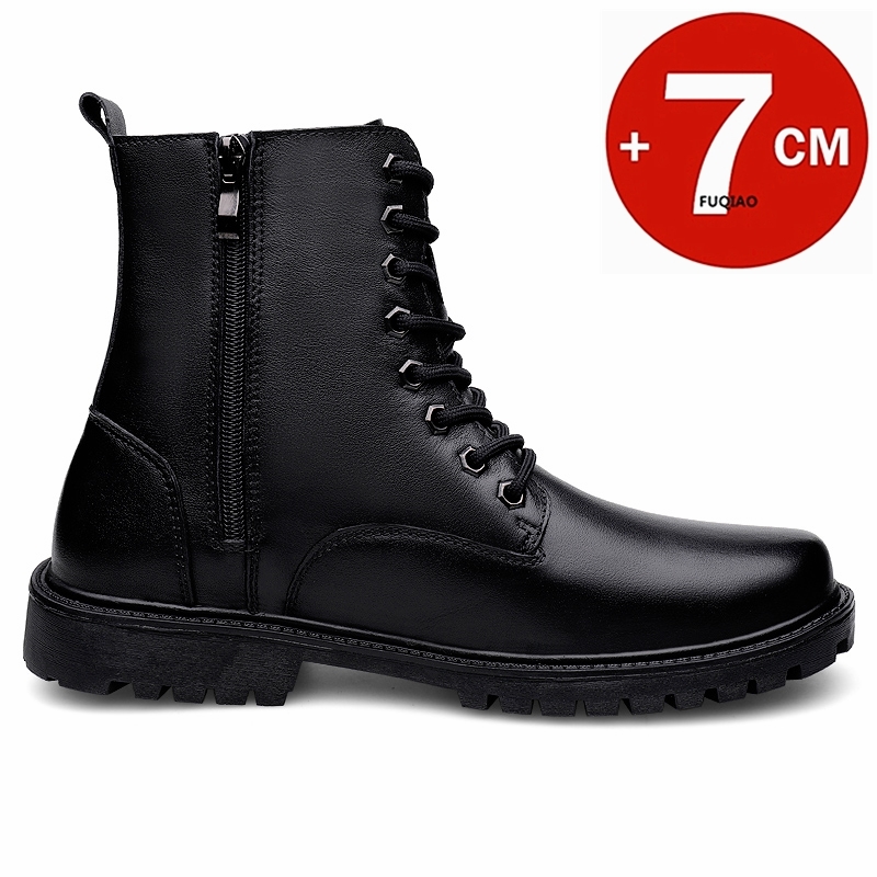 Botas con elevador de cuero ge - Men Shoes Marks reseña y precio