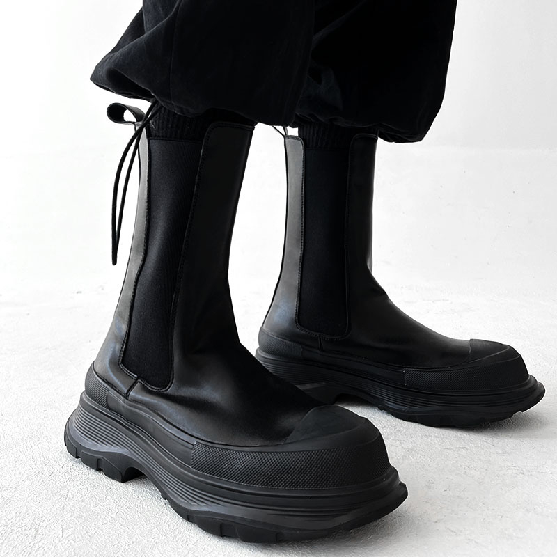 Botas de plataforma para disco - Men'S Shoes Black And White reseña y precio