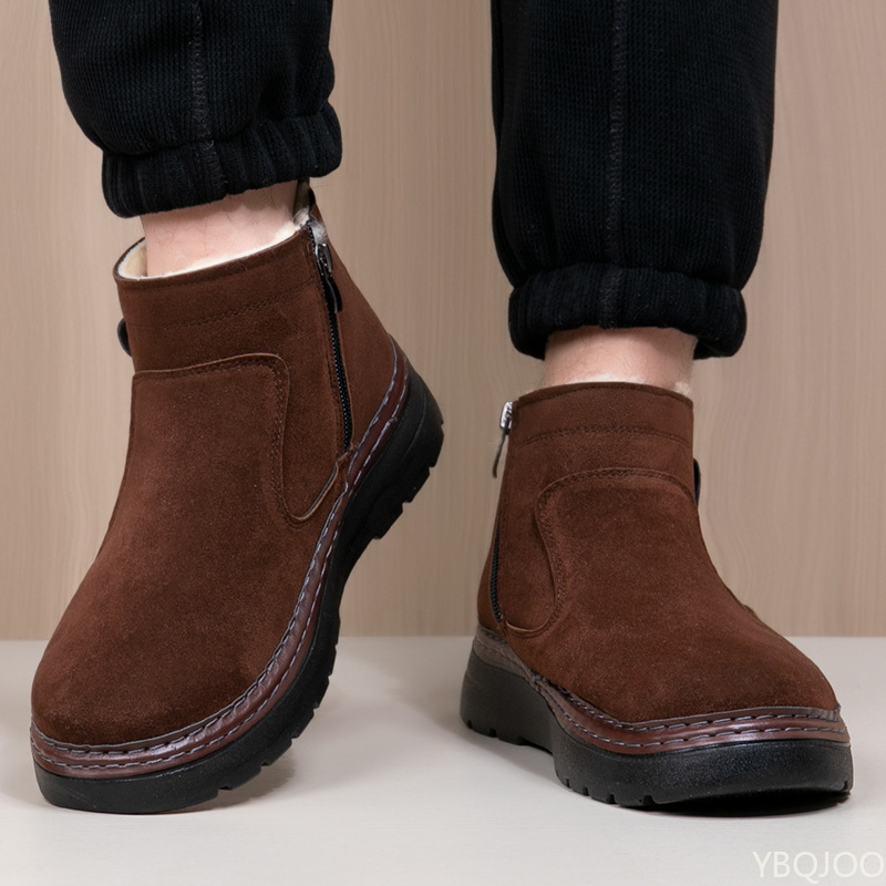 Nuevas botas de nieve gruesas  - Men'S Shoes To Increase Height reseña y precio
