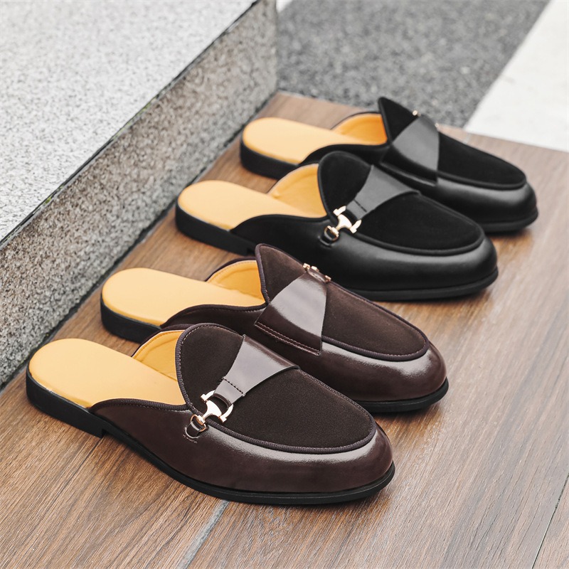 Mules de caballero con diseño  - Men'S Shoes Drivers reseña y precio