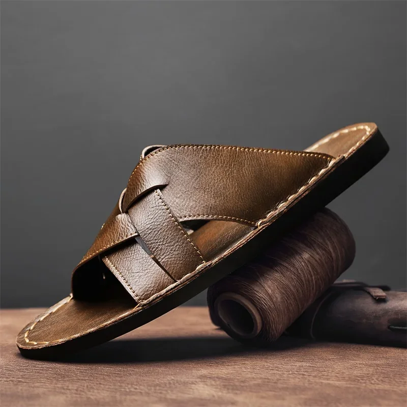 Sandalias informales de cuero  - Men Shoes Marks reseña y precio