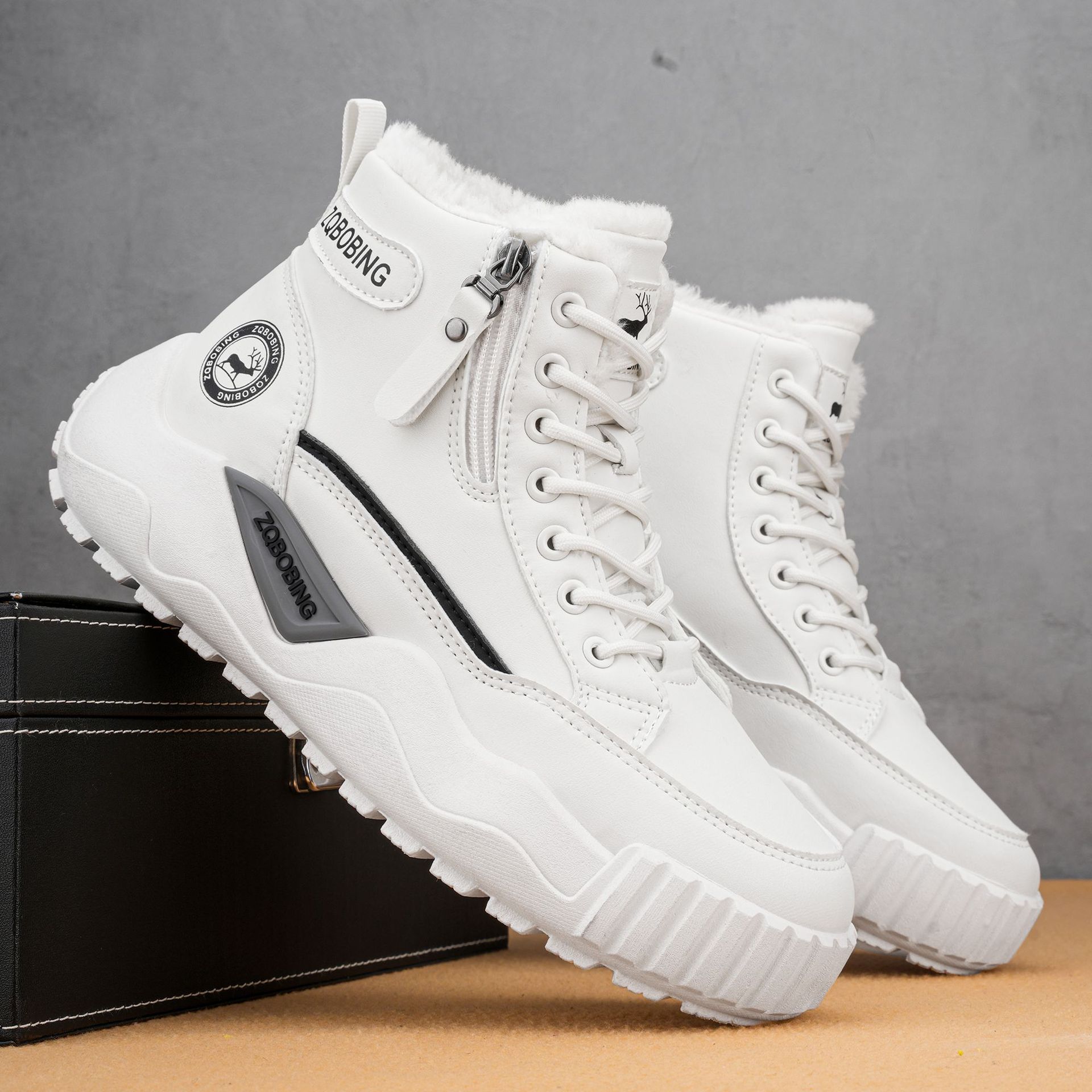 Botas de Invierno para Hombre, - Men'S Shoes Zipper reseña y precio
