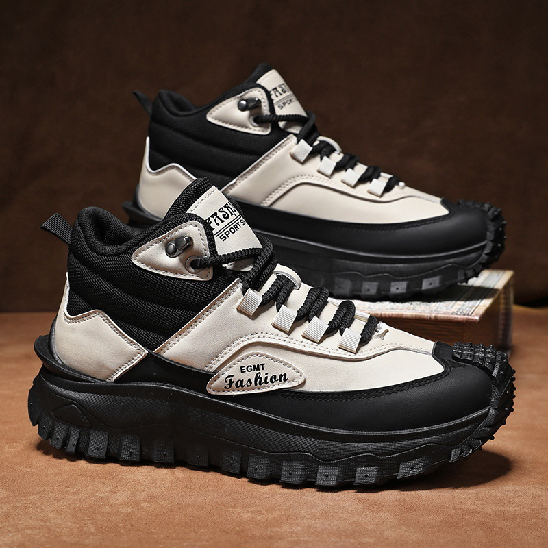 Botas de senderismo de media c - Men'S Shoes Black And White reseña y precio