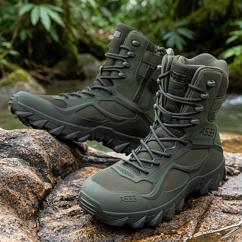 Botas tácticas para hombre, bo - Men'S Shoes Zipper reseña y precio