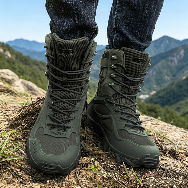 Botas tácticas para hombre, bo - Men'S Shoes Zipper reseña y precio