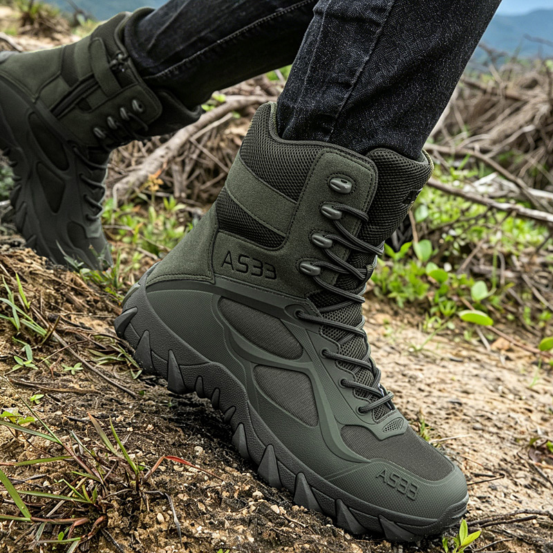 Botas tácticas para hombre, bo - Men'S Shoes Zipper reseña y precio