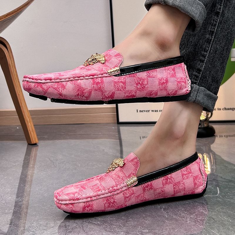 Mocasines sin cordones a cuadr - Men'S Shoes Drivers reseña y precio