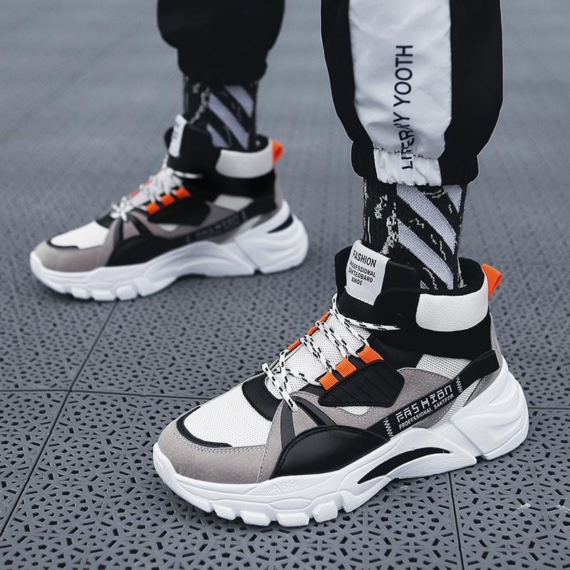Hightop-Zapatillas deportivas  - Men'S Shoes Good For Flat Feet reseña y precio