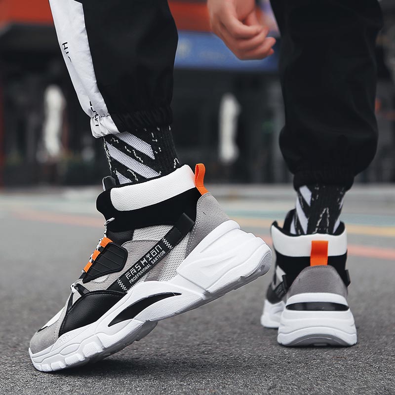 Hightop-Zapatillas deportivas  - Men'S Shoes Good For Flat Feet reseña y precio