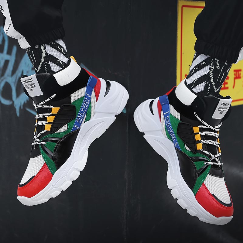 Hightop-Zapatillas deportivas  - Men'S Shoes Good For Flat Feet reseña y precio