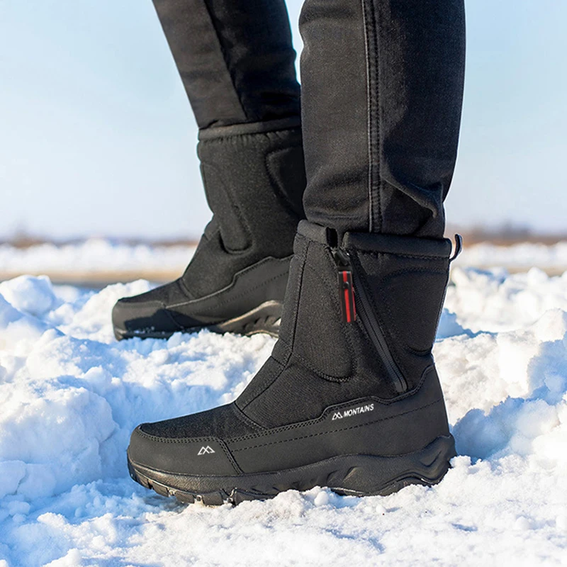 Botas de nieve de invierno par - Men'S Shoes Zipper reseña y precio