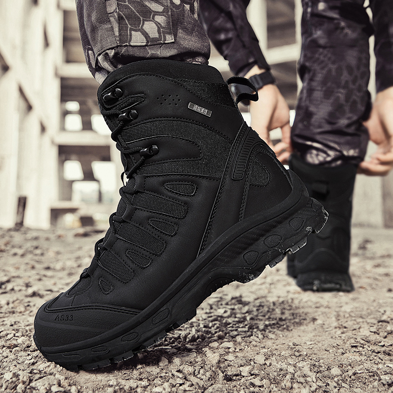 Nuevas botas tácticas para hom - Men'S Shoes Zipper reseña y precio