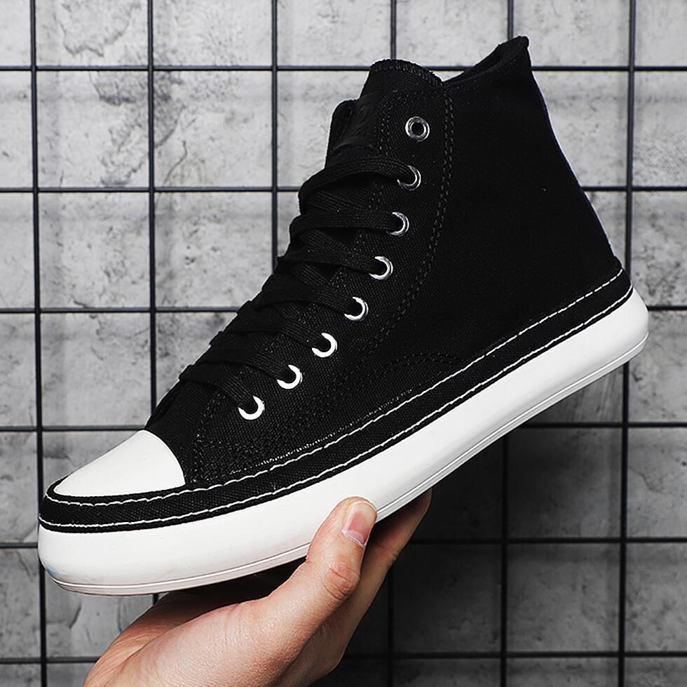 Zapatillas de Lona de Caña Alt - Men'S Shoes Black And White reseña y precio