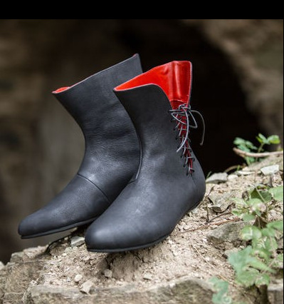 Zapato medieval de cuero para  - Men Shoes China reseña y precio
