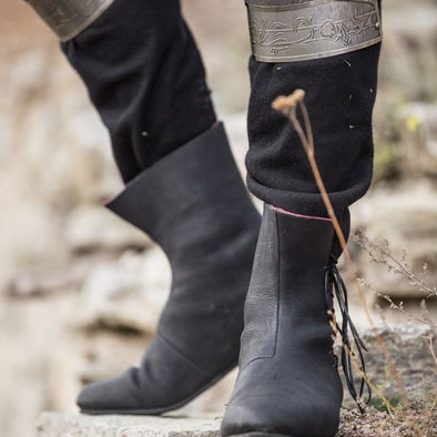 Zapato medieval de cuero para  - Men Shoes China reseña y precio