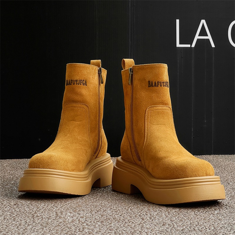 Botas Cortas de Invierno Estil - Men'S Shoes Zipper reseña y precio