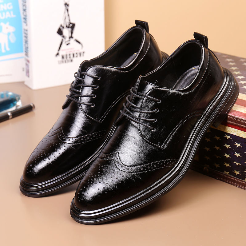 Color sólido negro primavera o - Men Shoes Clearance reseña y precio