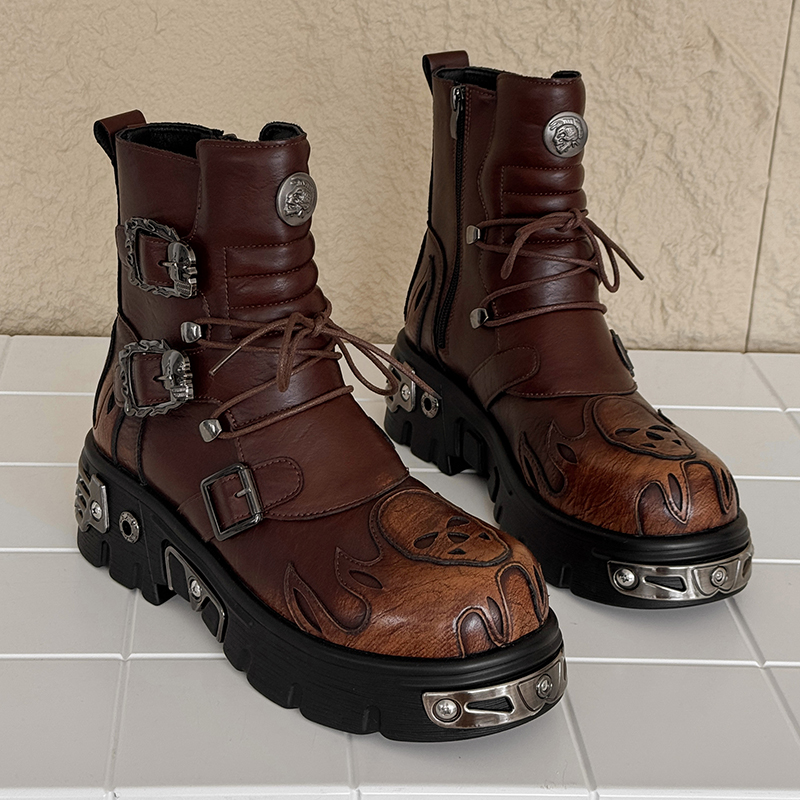 Botas de Motocicleta para Homb - Men'S Shoes Zipper reseña y precio