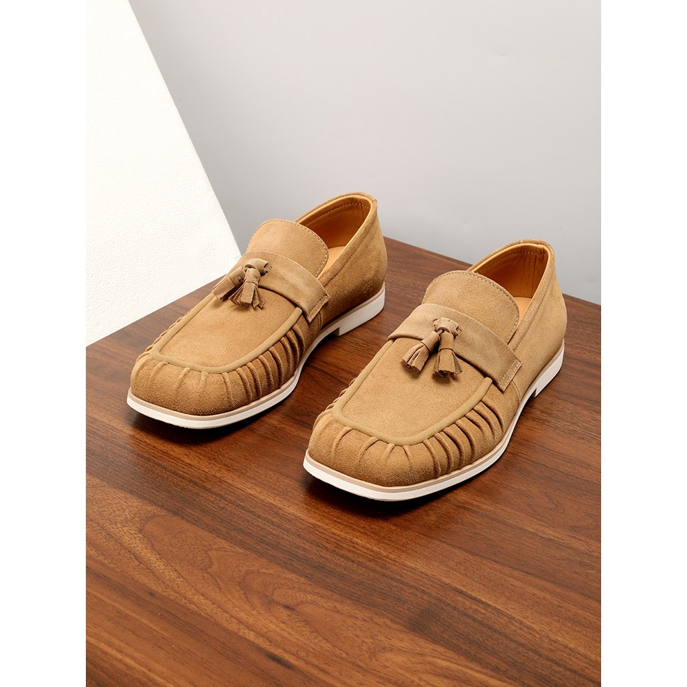 Mocasines de cuero genuino con - Men'S Shoes Drivers reseña y precio