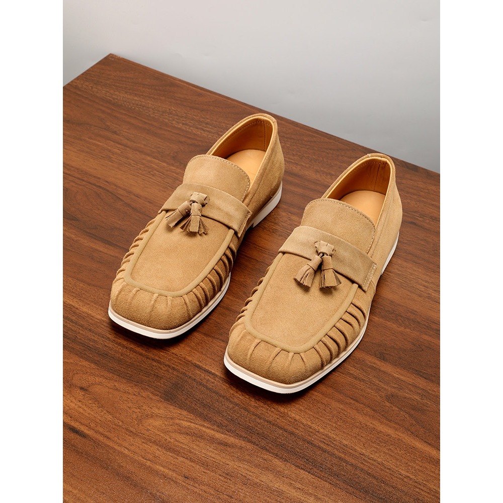 Mocasines de cuero genuino con - Men'S Shoes Drivers reseña y precio
